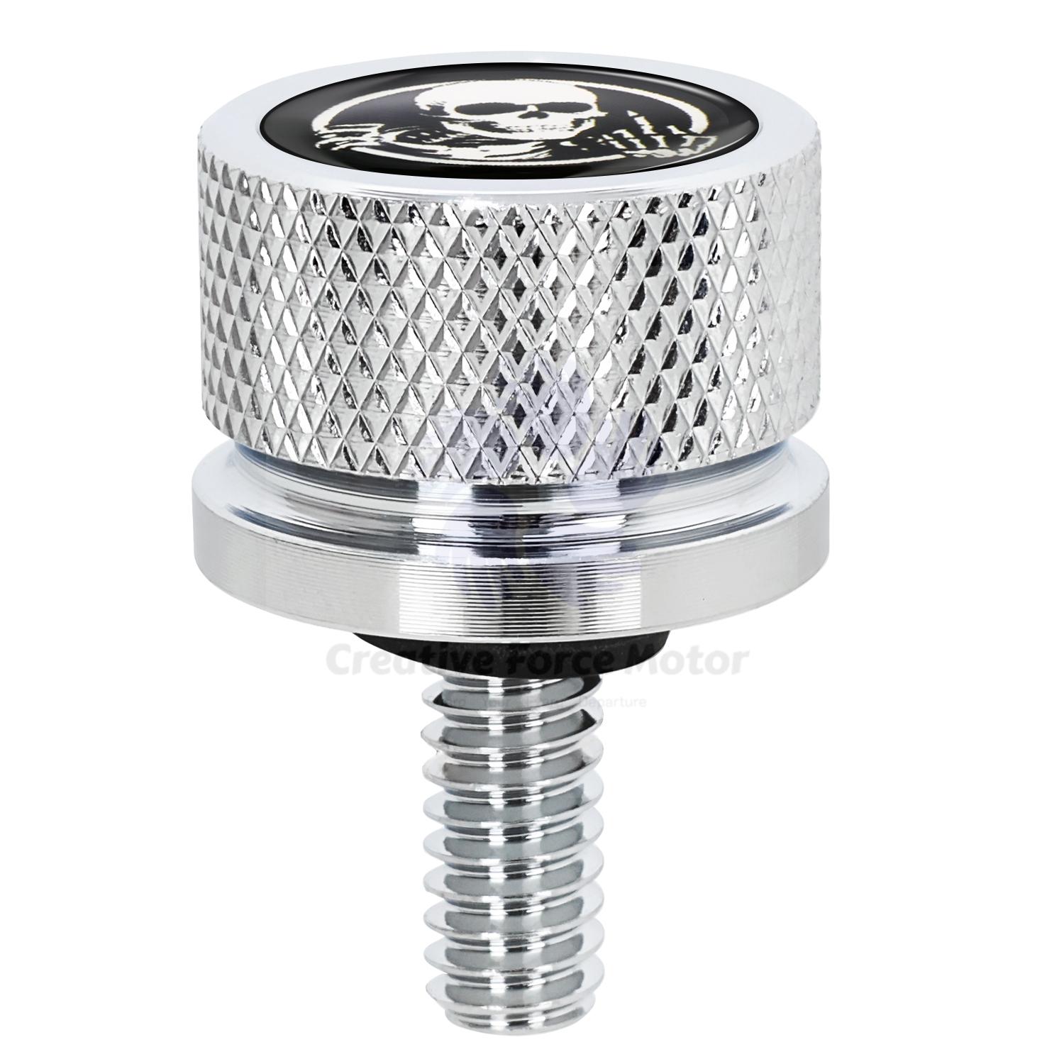 

Skull Rear Fender Seat Bolt Nut Motorcycle CNC Mount Screw For Harley Sportster 883 Softail FL Street Bob 114 Dyna FXD Road King Chrome Bolt 1 Pcs