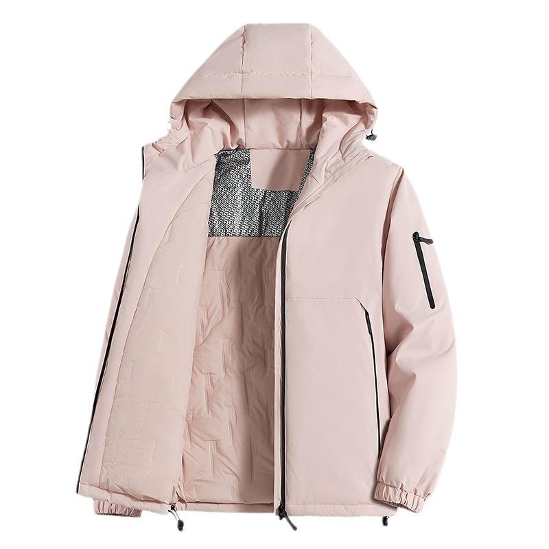 Loose Sports and Leisure Cotton-padded Clothes for Men and Women with The Same Trend Hooded Graphene Bread Clothes