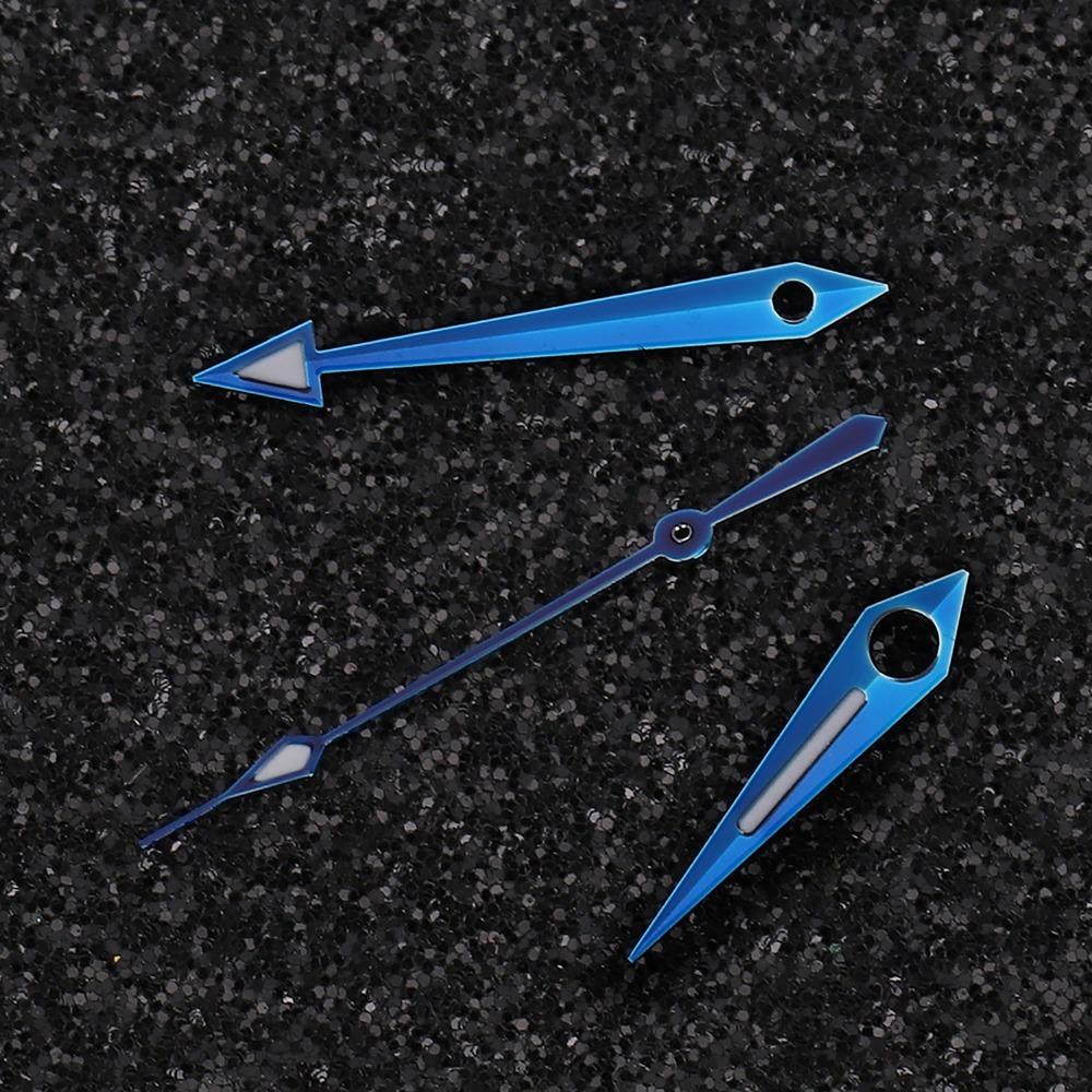 Gold Color Watch Needle Blue Color Watch Accessory for ETA2824 watch movement DIY Replacement