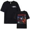 Rapper Maka Aura Tour 2025 Double Sided Printed Tshirts Vintage Oversized for Men Women Casual Hot Sale 100 Cotton T Shirt