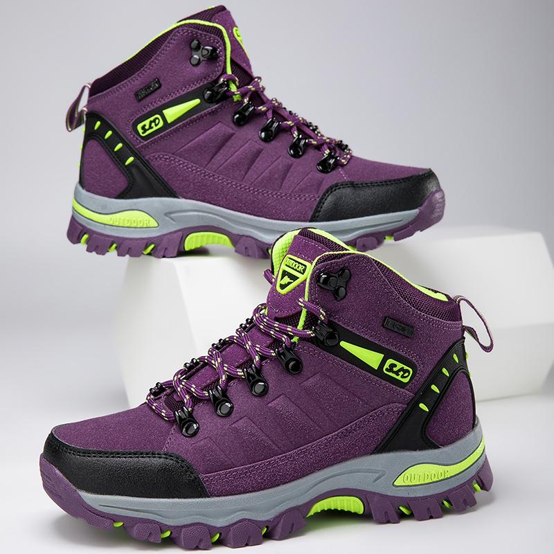 

Зимние женские ботильоны для активного отдыха, треккинговые ботинки, обувь для хайкинга, женские кроссовки для горного туризма, треккинга, обувь для ходьбы, ботинки женские 39 фиолетовый