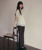 OUEL Boots Cut Pants_Black Jeans