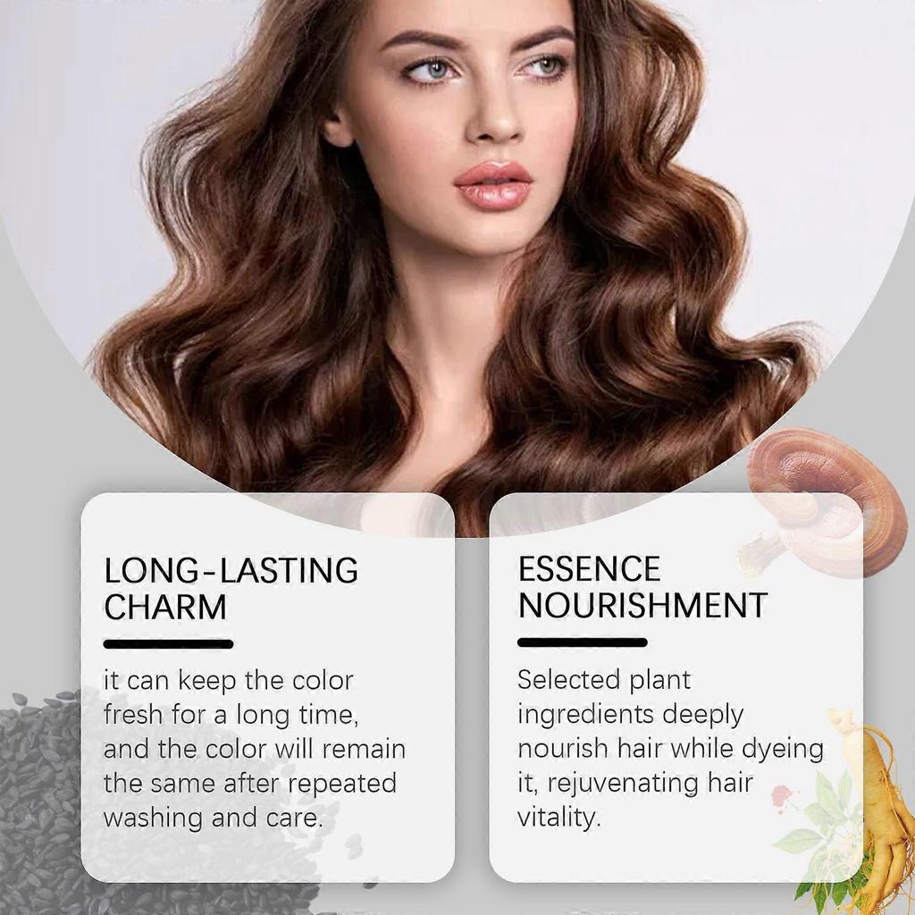 Color protection shampoo herbal mild hair care soft shine shampoo