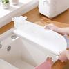 Soft Kitchen Water Baffle Reusable Sink Flap Block Water Device Sink Splash Guard  Sink Partition