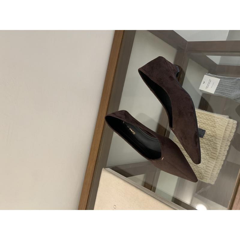 French Kitten and Leopard Print Single Shoes Women's Shoes 2025 New Spring and Autumn Pointed Temperament Socialite Black High Heels