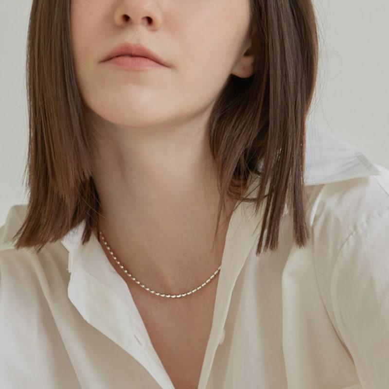 

mi0 Ball Necklace silver