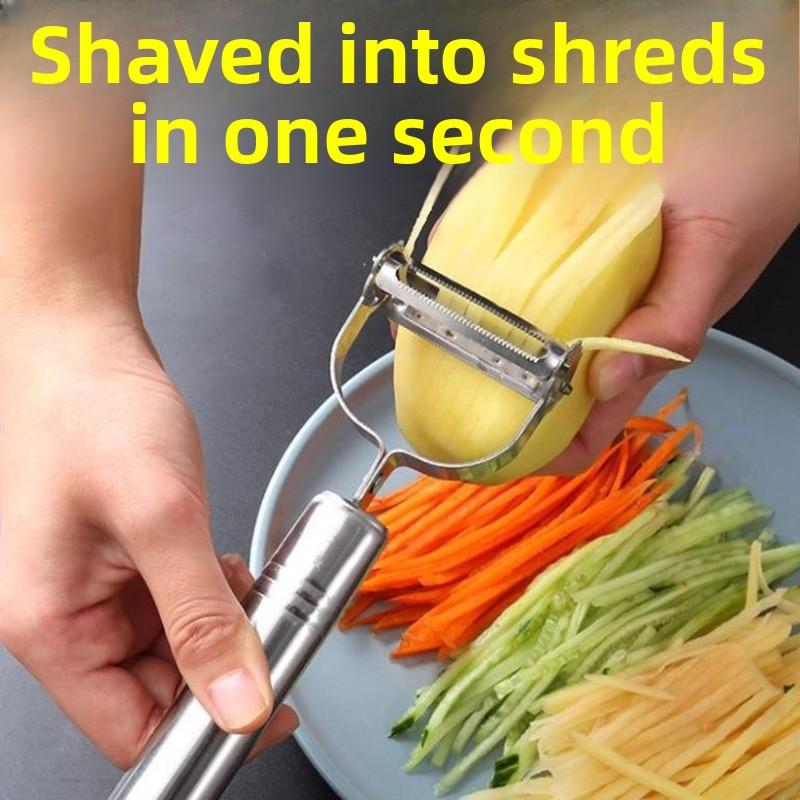 Kitchen Household Multi-functional Potato Shredder, Vegetable Cutter, Peeler, Radish Shredder, Cucumber Scraper