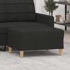 349275 vidaXL Footrest Black 70x55x41 Cm Fabric