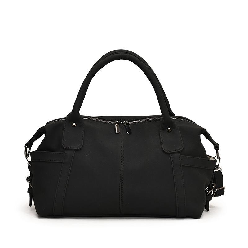 Retro tote bag women's autumn and winter new fashion matte shoulder bag large capacity commuter messenger bag