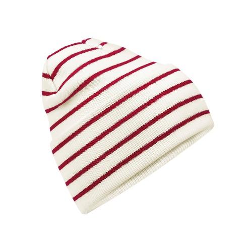 Beechfield Unisex Adult Original Striped Deep Cuffed Beanie