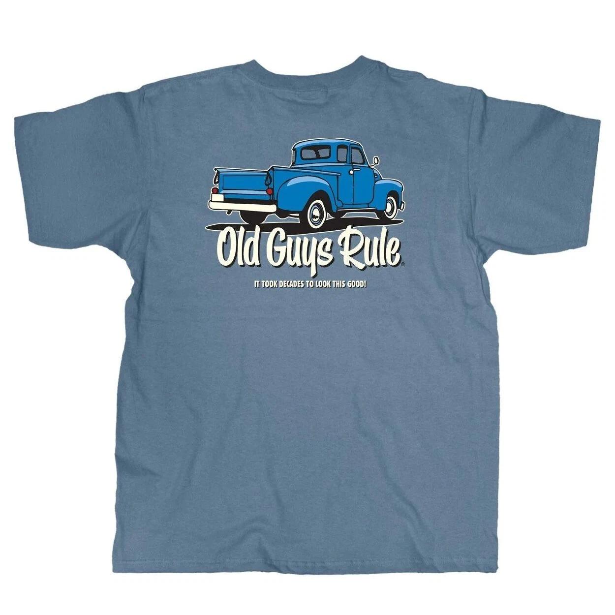 

New OLD GUYS RULE T Shirt IT TOOK DECADES TO LOOK THIS GOOD Blue Truck 4XL