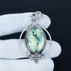 Rare Mariposite Gemstone Pendant, 925 Sterling Silver Jewelry, Silver Pendant, Handmade Gifts, Necklace Pendant For Anniversary Gifts