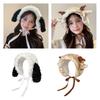 Furry Puppy Headbands Winter Ear Warmers Ear Bands Covers for Cold Weather Cartoon Headband Head Wrap Cute Puppy Ear