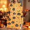 Women's Casual Long Sleeve Halloween Print Pullover Hoodie Sweatshirt