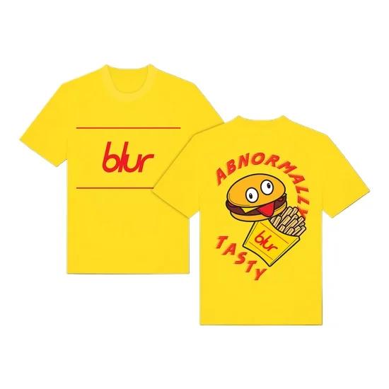 

Rock Band Blur Unisexs Cotton Album Cover Graphic Tshirt Unisex and Women Shirts 2026 New Summer Spring Hiphop Y2k Fashion Shirt S