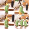 Cute Cucumber Plush Toy Keychain With Soft Pp Cotton For Kids And Bag Decor