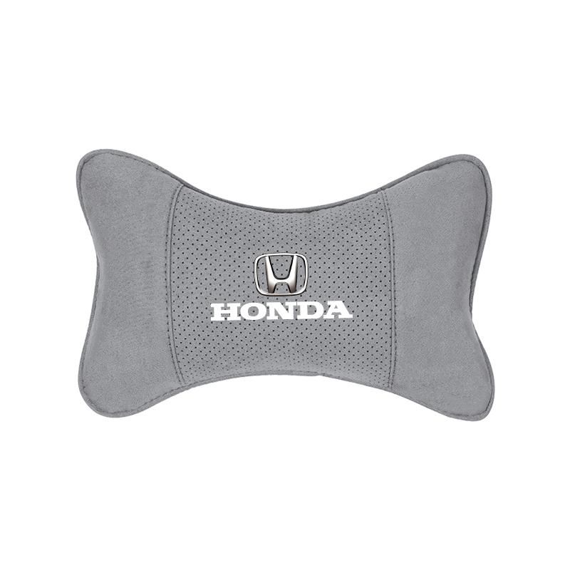 Car Headrest Suede Auto Bone Neck Protection Accessories For Honda Civic Fit Jazz Accord Pilot CRV Odyssey Passport City Shuttle