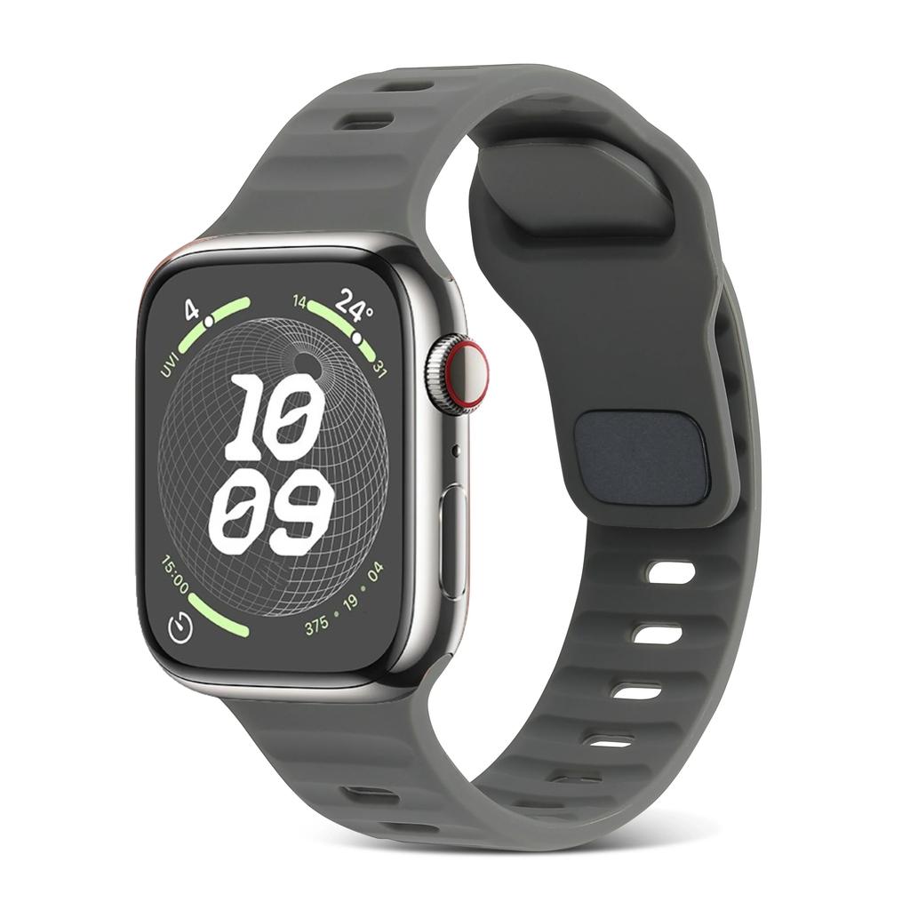 Soft Silicone Strap For Apple Watch Ultra 3/2 Band 49mm Serise 9 8 7 45mm 41mm Sport Bracelet Wristband iWatch 11 10 46mm 42mm