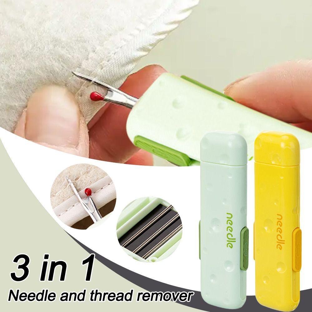 

Stretchable Plug-in Needle Threader Needlework Remover Needle Threading Tool жовтий