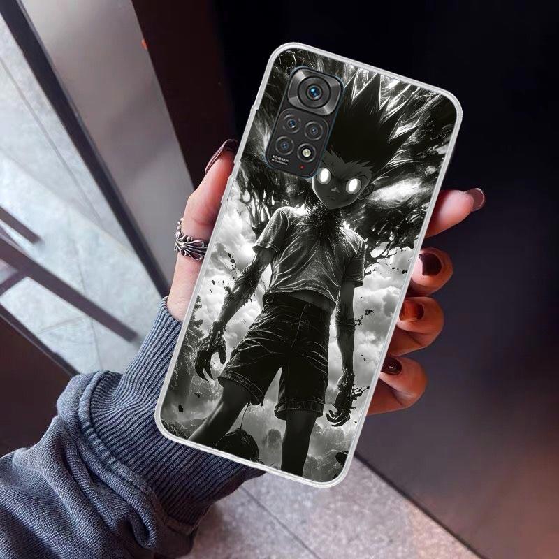 Huner X-Hunters Gon Phone Case For Xiaomi Redmi Note 10 11 12 13 14 15 Pro Plus 11S 12S 14S 11T 11E 10S Soft TPU Back Cover Redm