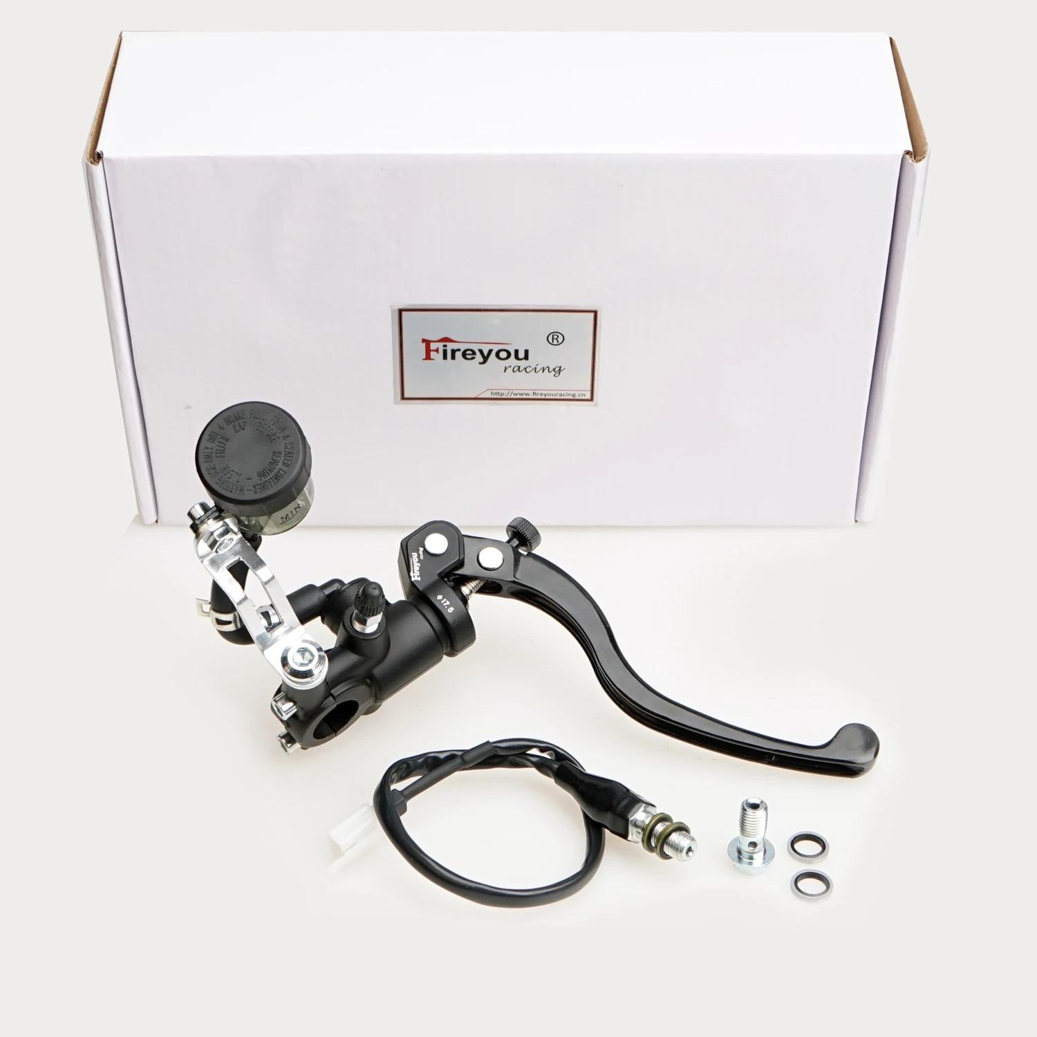 

PX1 Мотоциклетный главный тормозной цилиндр рычаг гидравлического сцепления 17,5 поршень 22 мм универсальный для Cafe Racer Aprilia cb1000r Adelin