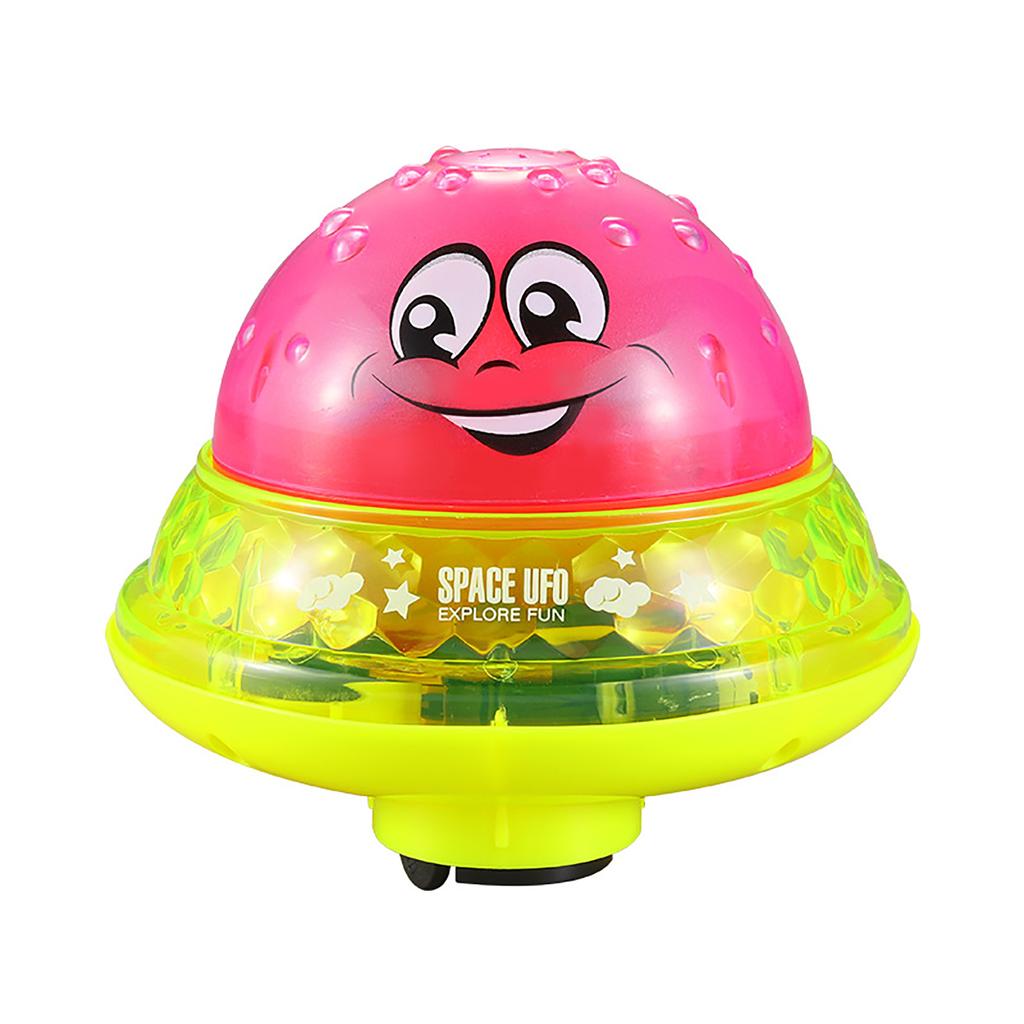 Children's Electric Amphibious Induction Water Spray Ball Toy, Water Play Light Music Battery Comes with It