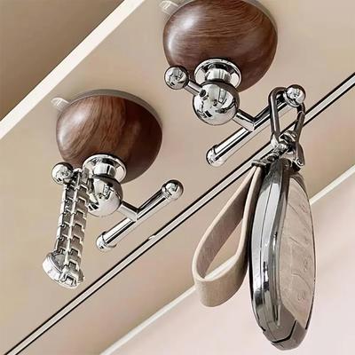 1/2pcs Classic Suction Cup Hook Waterproof Towel Hanger Multi Purpose Wall Hook Storage Holder Organization