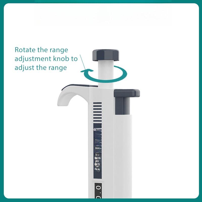 Laboratory Micropipette Precise Dispensing Automatic Pipette Digital Adjustable Plastic Pipette Chemistry Lab Equipment
