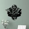 Personalized Barbershop Metal Wall Art, Custom Hairdresser Name Sign, Barber Salon Metal Decor