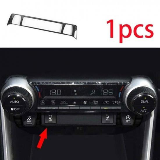 1X Central Seat Heating Button Trim For Toyota RAV4 - DX Black Titanium