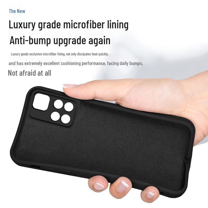 KEKLLE Redmi Anti-Drop Liquid Silicone Phone Case