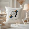 LOGO Design N-Neighborhood Cushion Cover Anti-dustmite Pillowcase Invisible Zipper Silky Short Plush Sofa Cushion Cover