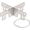 Lixada Titanium Alcohol Stove Rack Cross Stand Outdoor Camping Stove Stand Support Rack