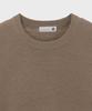 BASIC HOUSE Uni Daily Round Neck Knit Beige Lwkt7101
