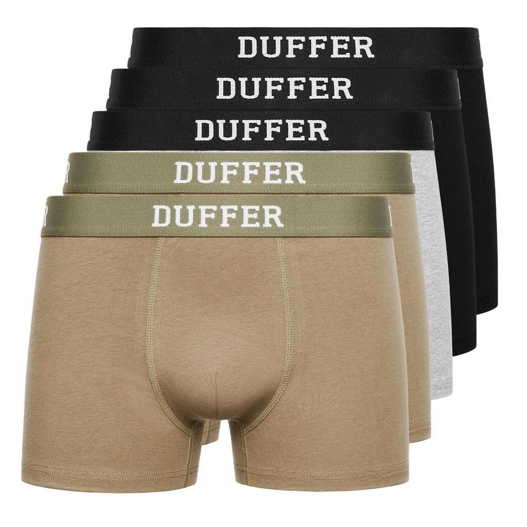 Duffer Mens State Boxer Shorts (Pack of 5)
