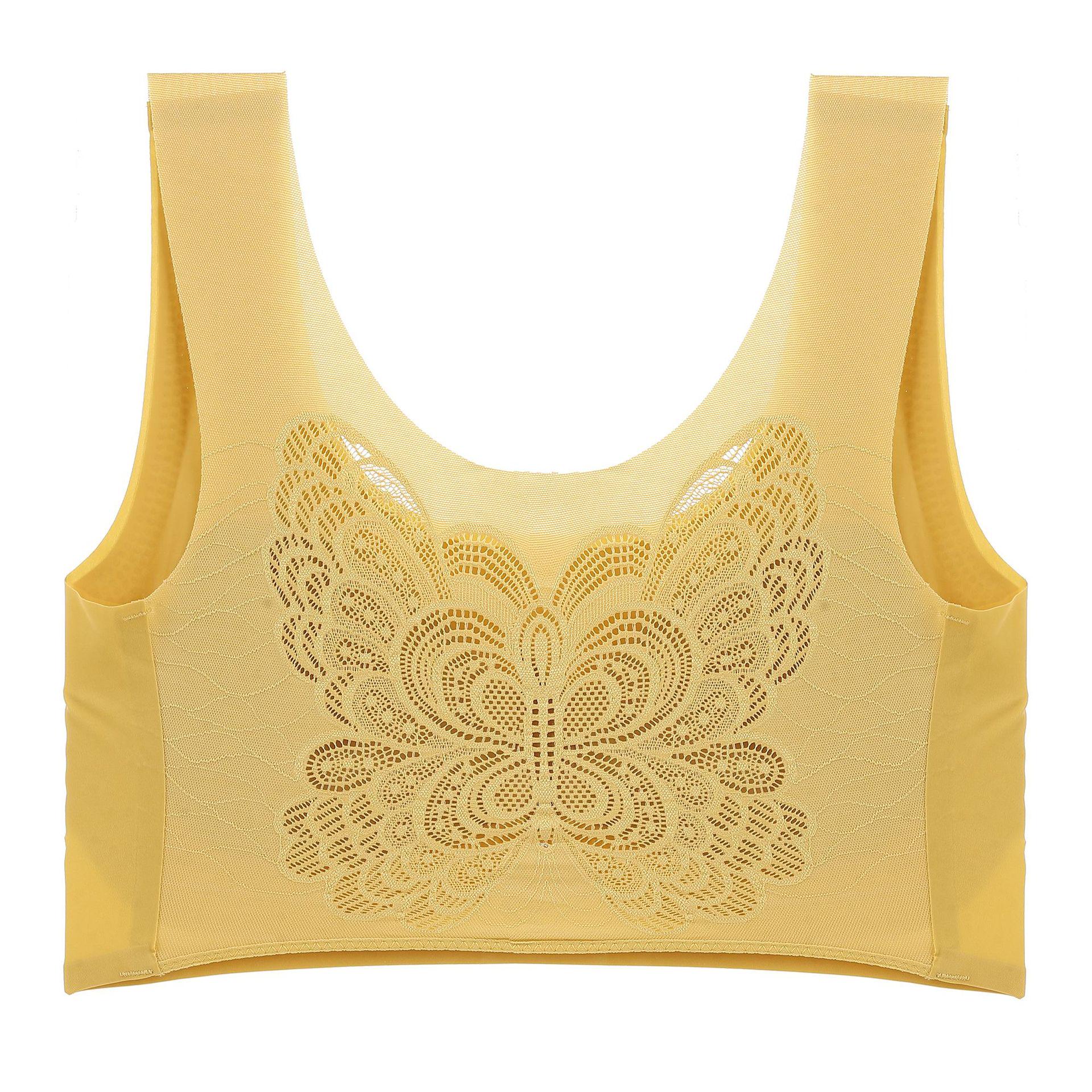 

Бесшовный спортивный бюстгальтер больших размеров с полой спинкой L (100-120 jin)