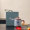 Ceramic Tea Infuser Mug with Lid and Handle