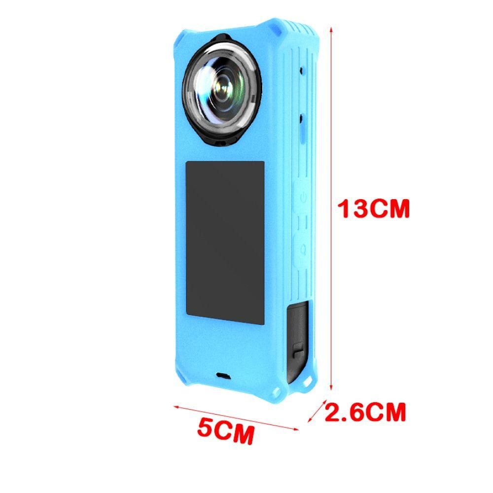 Silicone Protective Case Anti-Scratch Dustproof Body Cover All-round Anti-Fall Lens Protector for Insta360 X5