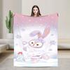 Duffy Bear & Friends ShellieMay Blanket Cartoon StellaLou Gelatoni Flannel Funny Warm Throw Blanket for Home  Winter
