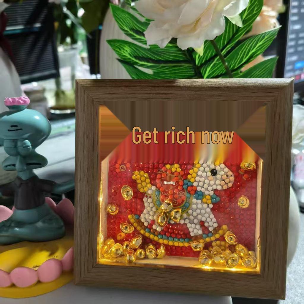 Year of the Horse DIY Diamond Painting: Festive New Year Ornament Gift