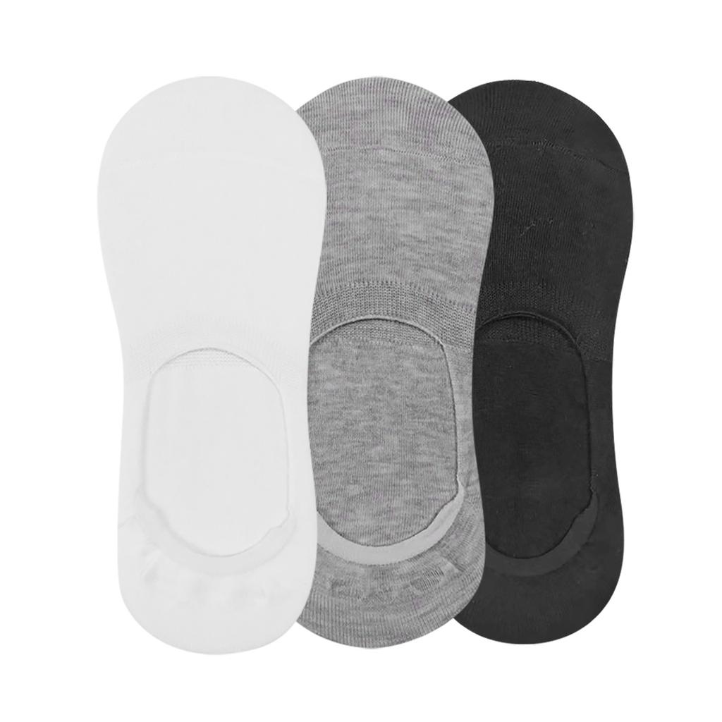 Solid Color Women's Stealth Socks Cotton Non-slip Silicone Socks Breathable Socks