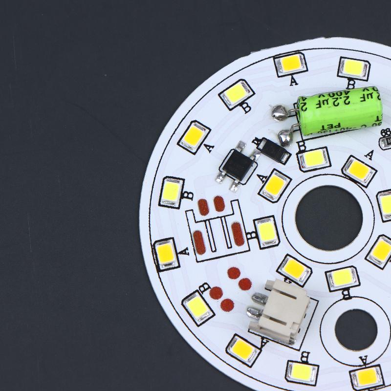 Led Bulb Lamp Chip 3W 5W 6W 7W 12W 220V No Need Driver Diy Tricolor Light Changing For Led Downlight Spotlight Lamp Beads
