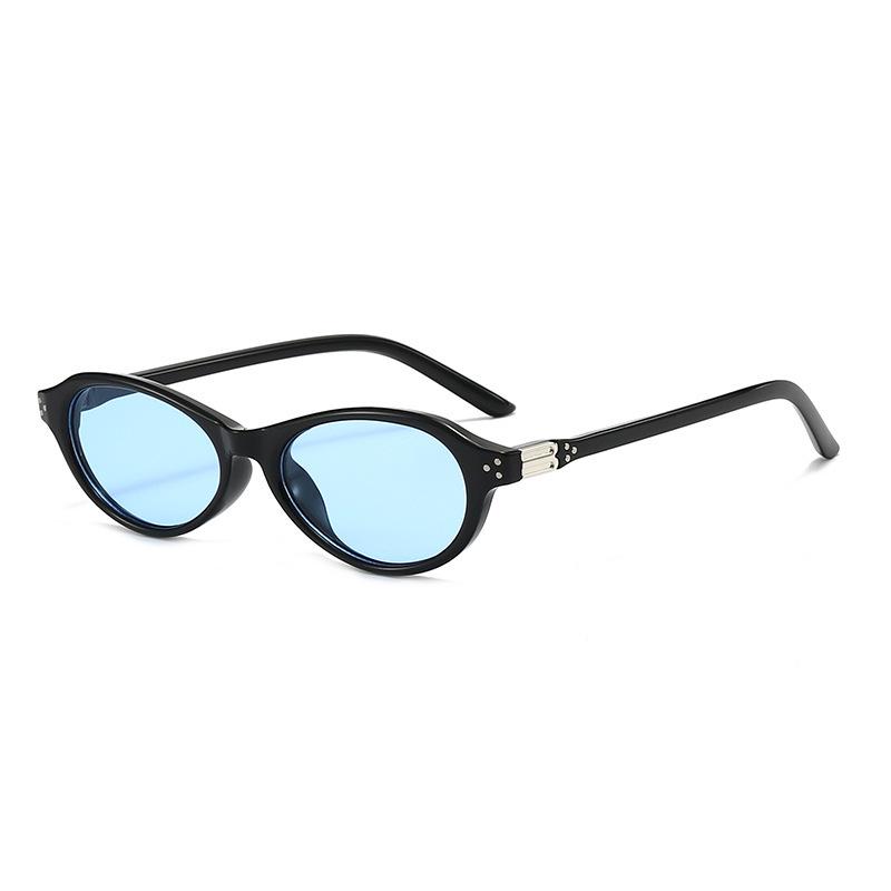 Cross-Border New Nerd Cat-Eye Sunglasses: European & American Fashion for Women, Versatile & High-End for Street Photography