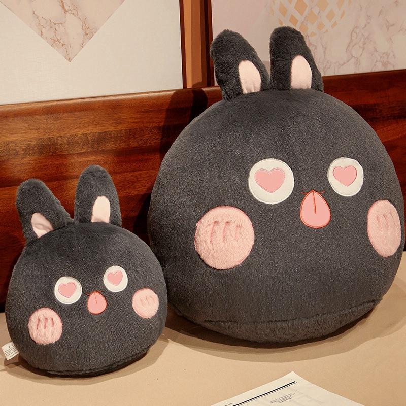 Kawaii Rabbit Plush Toy Cute Stuffed Soft Animal Rabbit with Ribbon Doll for Birthday Gift Valentine's Gift