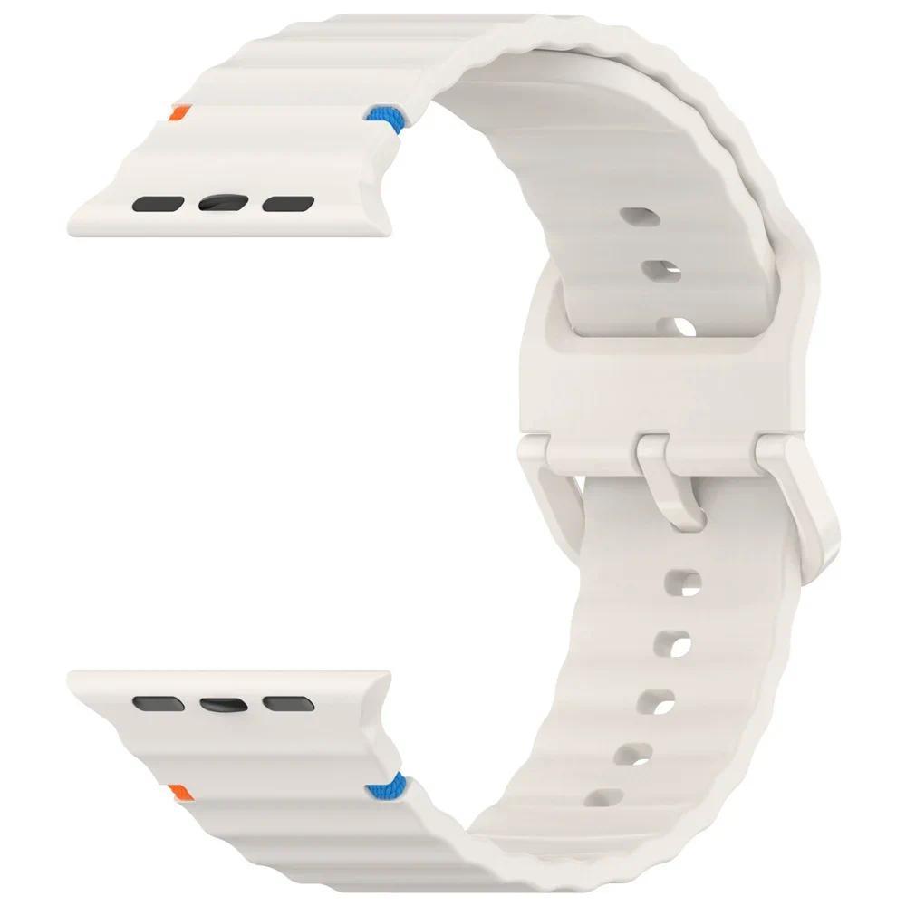 Sport Silicone Strap Compatible for Apple Watch Series 11 46mm 42mm Ultra 3/2/1 49mm 45mm 40mm 41mm 44mm 38mm Series 10 9 8 7 6