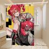 Popular Virtual Singer Kasane Teto Anime Shower Curtain Summer Beach Bathroom Decorative Shower Curtain, Waterproof