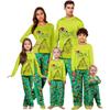 Parent-child Christmas Print Home Suit Long-sleeved Top And Pants