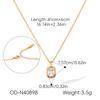 European and American Zirconium Titanium Necklace for Women, Light Luxury Clavicle Chain, Fashionable Versatile Stainless Steel Jewelry 