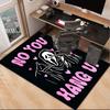 Ghostface Greetings Poster Office Rug Chair Mat, Game Carpet, Suitable for Front Door, Bedroom, Living Room, Desk, Holiday Gift