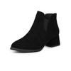 Large size Martin shoes women's autumn new short boots round head Martin boots suede women's boots